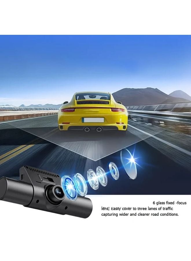 4 Camera 1080P HD Car Dash Cam With Reversing Camera 32G Card Car Charger - Image 2